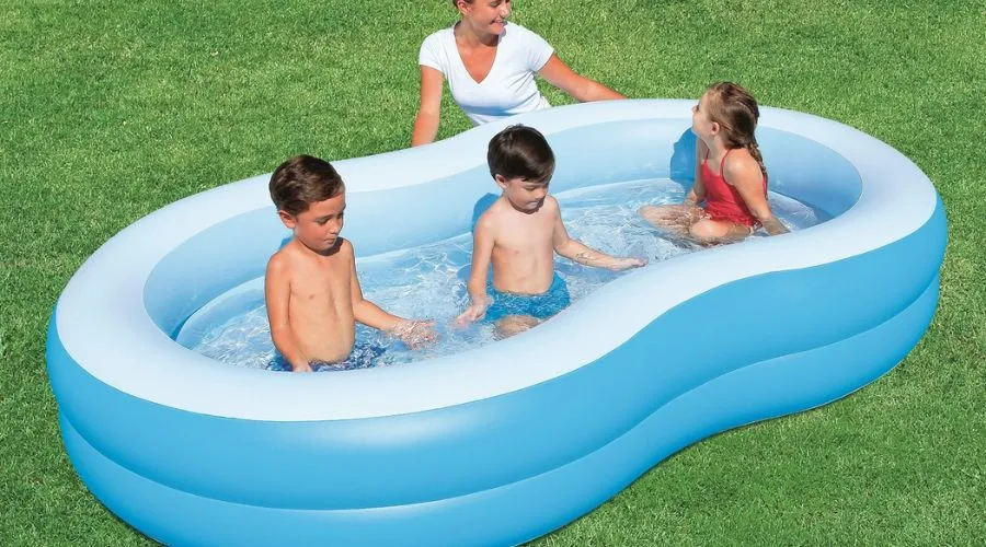 Big Lagoon Bestway Family Inflatable Pool 262 X 157 X 46 Cm