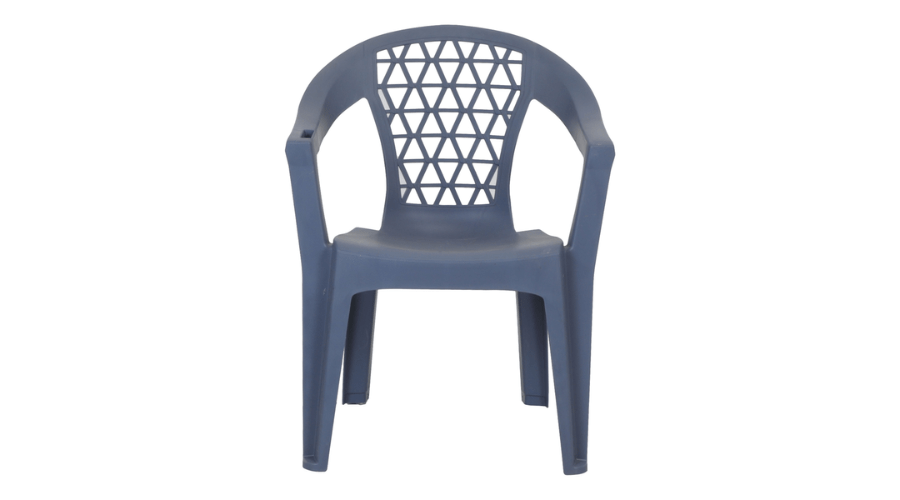 Fixed Penza Blue Plastic Chair 