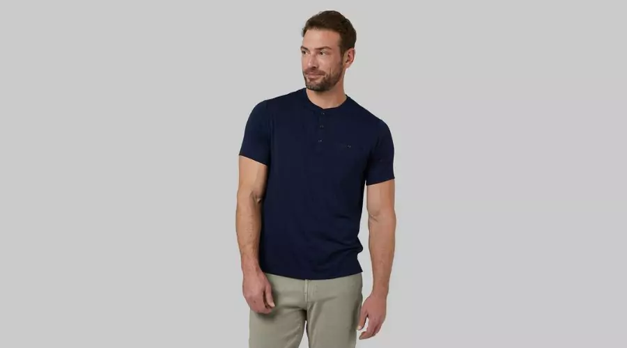 Men's Everyday Henley Pocket T-Shirt