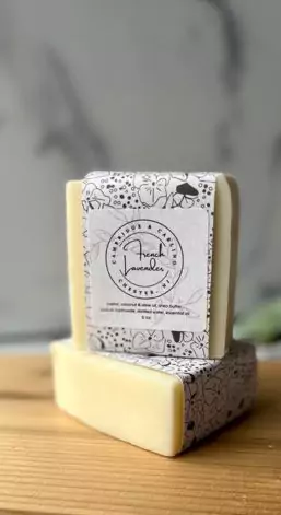 Luxurious Vegan Soap Bar for Sensitive Skin - Palm Oil-Free and SLS-Free