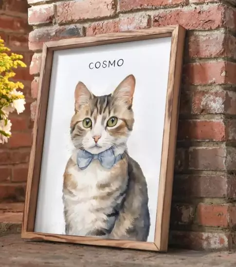 custom portrait, watercolor house painting, pet painting