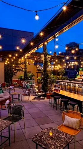 Rooftop Lounges with Route-Ready Vibes